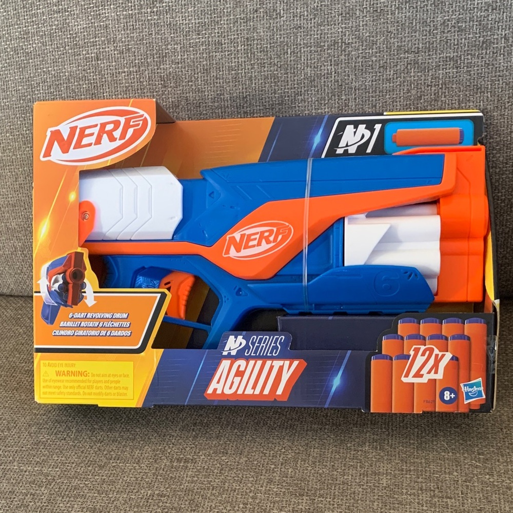Hasbro Nerf N Series Agility Blaster with 12 Darts New